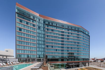 Westin Dallas with Ribbon Windows